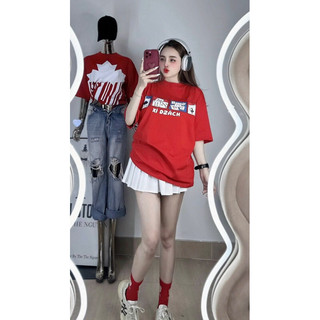 ( SẴN HCM ) ÁO THUN S/C ĐỎ NGÀY TẾT