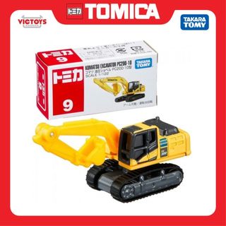 Xe mô hình công trình Tomica Xe xúc đất Nhật Bản KOMATSU 439172 Fullbox Chính Hãng Takara Tomy - Victoys