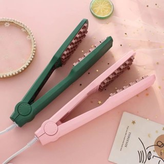  Máy Dập Xù Bấm Tóc Phồng Chân Tóc Bản Vuông Có điều Chỉnh Nhiệt độ 