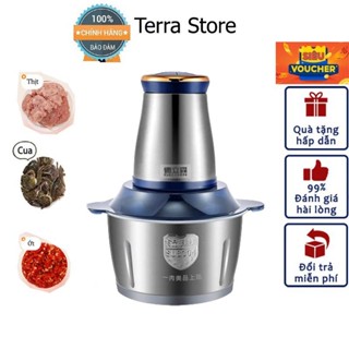 Máy xay thịt đa năng dung tích 2 lít hàng inox chống gỉ công suất lớn xay thịt rau củ quả