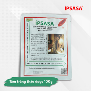  Kem tắm Skin whitening Protection Emollient Cream I'PSASA 100g  TẮM TRẮNG THẢO MỘC SPA ÍPSASA 100g  