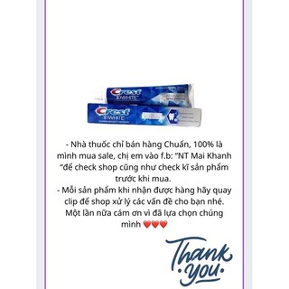 Kem Đánh Răng Crest 3D White