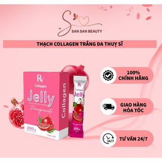 Thạch collagen trắng da Jelly Thụy Sĩ hỗ trợ trắng da nâng tông hồng hào