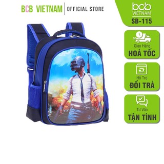Balo đi học thời trang in hình hoạt hình cho bé trai SB-115