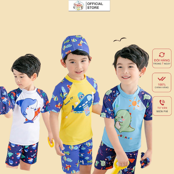 Đồ Bơi Bé Trai Quần Short Họa Tiết Hoạt Hình Mới Size Từ 10kg Đến Size Đại - Sportkids