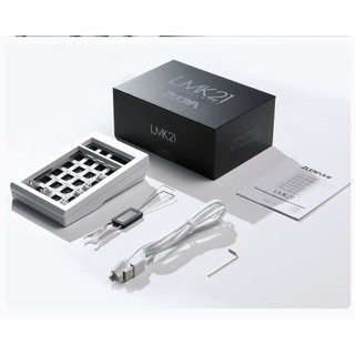 KIT Numpad Bàn Phím Cơ LMK21 (Led RGB, Nhôm CNC, Gasket Mount, 3 Mode, Hotswap, VIA)
