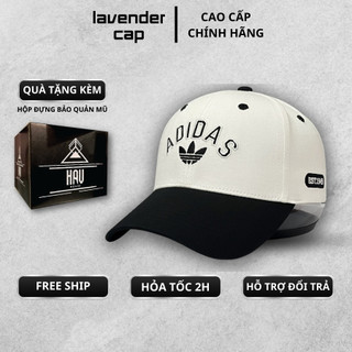 Nón kết Mũ lưỡi trai Adidas Trắng Đen dành cho mọi lứa tuổi Free size