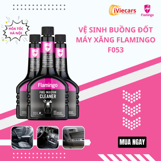 Vệ sinh buồng đốt kim phun động cơ ô tô Flamingo F053 dung tích 354ml làm sạch cặn bám