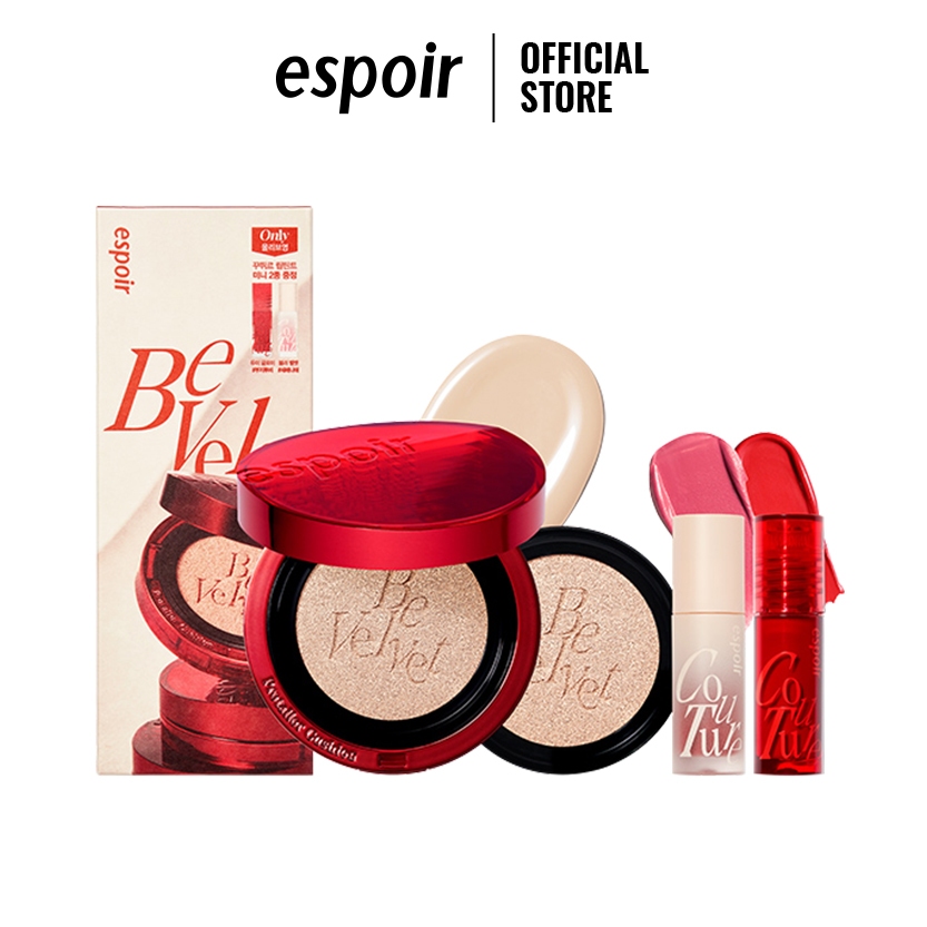 [LIMITED - Tặng 2 son Tint Mini] Phấn Nước Espoir Pro Tailor Be Velvet Cover Cushion New Class 13g (lõi reffill)