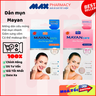 Miếng dán mụn mỏng nhẹ Mayan care Ultra thin spot - Maxpharmacy