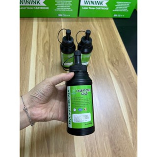 Lọ mực đổ cho máy in Canon LBP2900/6030/6030w/6000/ 6230dn/ 6230dw/ 6200d/241d/3300-Chai đen mác xanh chất xịn