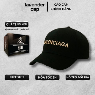 Nón kết Mũ lưỡi trai Balen logo thêu vàng Free size dành cho mọi lứa tuổi