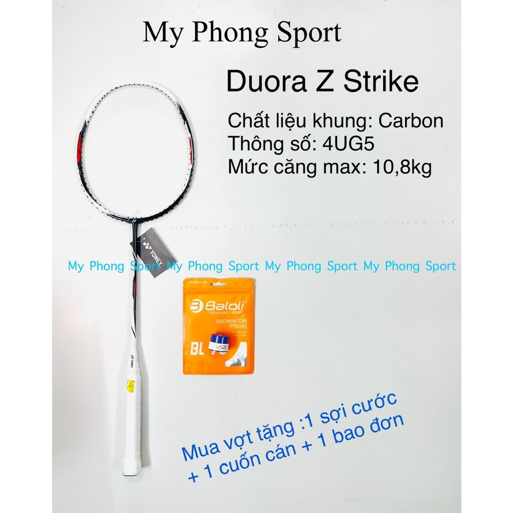 Vợt Cầu Lông  Yonex dành cho học sinh căng sẵn cước 10kg khung Carbon,mua vợt tặng cuốn cán,bao đựng vợt.