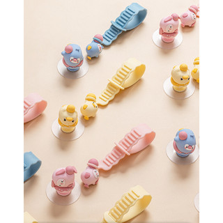 💥XẢ💥🍄 Dụng cụ nhấc mở nắp bồn cầu bằng silicone hình thú - miếng dán tay cầm nâng nhấc nắp bồn cầu dễ thương🍄