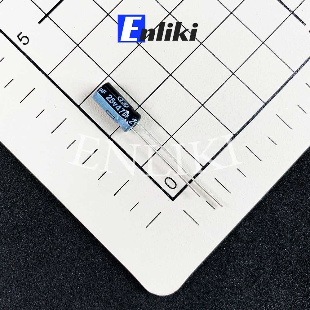Combo 5 Chiếc Tụ Hóa 47uF 25V (5x11mm)