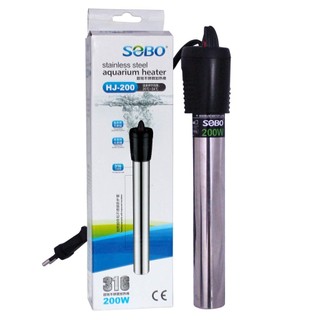 Cây sưởi sobo vỏ inox hj-100, hj-200, hj-300, hj-500 sưởi ấm hồ cá