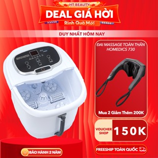 Bồn ngâm chân massage cao cấp con lăn tự động SereneLife SL12 HTBeauty massage rung thủy nhiệt trị liệu bàn chân