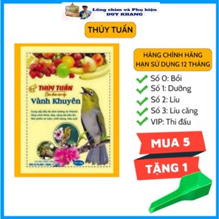 Cám chim khuyên Thúy Tuấn CHÍNH HÃNG (100g)  - Từ số 0 đến VIP - phụ kiện lồng chim Duy Khang
