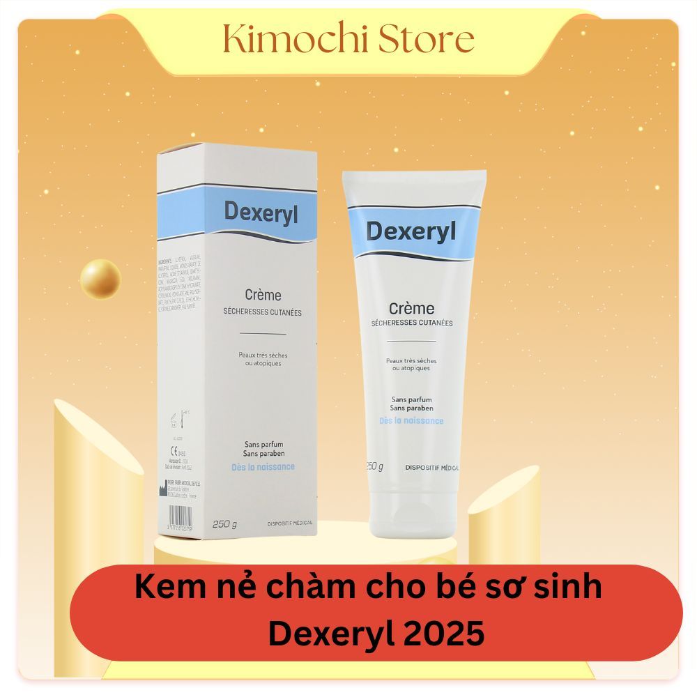 Kem Dưỡng Da Chống Nẻ Pháp Dexeryl Crème 250g Chính Hãng - Nẻ Chàm Glycerol Vaseline Paraffine Creme