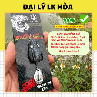 Mồi câu lure Chuột Lk Hòa chính hãng siêu nhạy thiết kế dòng cao su xịn, chống vướng tốt - 5G/6G/7G/8G/10G/12G