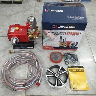 Đầu phun áp lực pittong thép 22mm JINGDE JD122 công suất 1Hp chuyên dùng cho nông nghiệp và xịt rửa xe