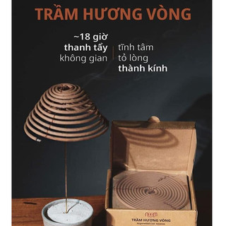 Trầm hương vòng, nhang vòng trầm hương Noom