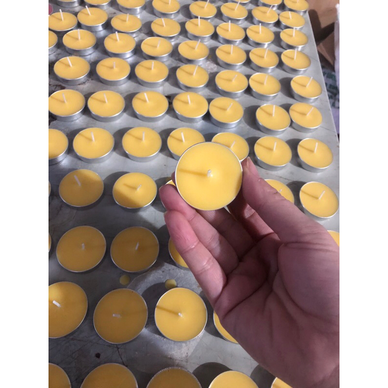Combo set tự làm 100 viên nến bơ, nến tealight, nến trà, nến trang trí, nến cúng chúng sinh, nến cún
