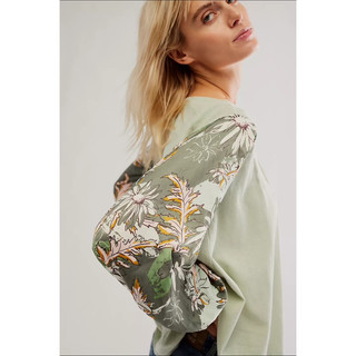 Áo phối tay lụa Free People xuất xịn