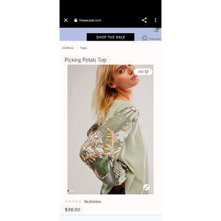 Áo phối tay lụa Free People xuất xịn