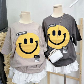 Áo Thun Nữ Tay Ngắn Hoạ Tiết Mặt Cười May Kĩ Siêu Nét - Áo Pon Nữ Chất Cotton Khô Siêu Mát