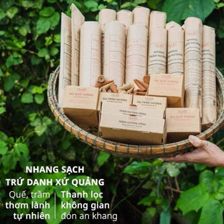 Nhang quế, nhang trầm hương, hương quế, hương trầm, hương vòng trầm, nhang vòng trầm, vòng trầm thơm lành không hoá chất