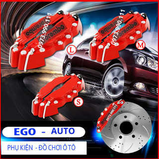 Ốp heo dầu brembo. Bộ 2 ốp độ má phanh đĩa hợp kim đủ size, mâm xe từ 13 -21 inch, phong cách thể thao và đẳng cấp.
