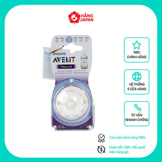 Núm ty bình sữa philips avent natural chính hãng