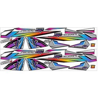 tem mới RC v3 dán xe sirius 50 - 110