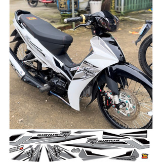 tem mới RC v3 dán xe sirius 50 - 110