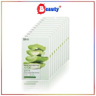 10 Miếng Mặt Nạ Lô Hội BENEW NATURAL HERB MASK PACK - ALOE