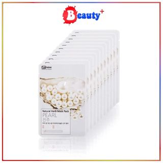 10 Miếng mặt nạ Ngọc trai trắng da Benew Pearl Natural Herb Mask Pack 22ml