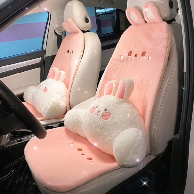 Bộ Gối Tựa Ô Tô-Lót Ghế Ô Tô Gấu Bear Nhung Mịn Sang Trọng Hàng Cao Cấp Trang Trí Xe Hơi Minh Thu Yêu Xe | BigBuy360 - bigbuy360.vn