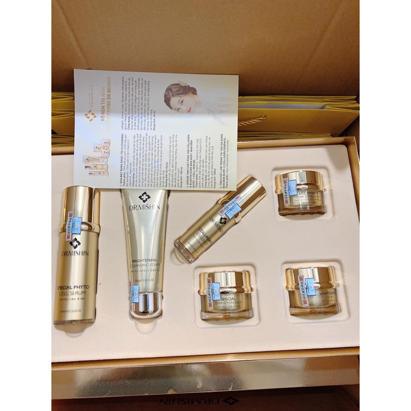 Bộ Kem Nám Tàn Nhang Dr Mishin 6 Món chính hãng