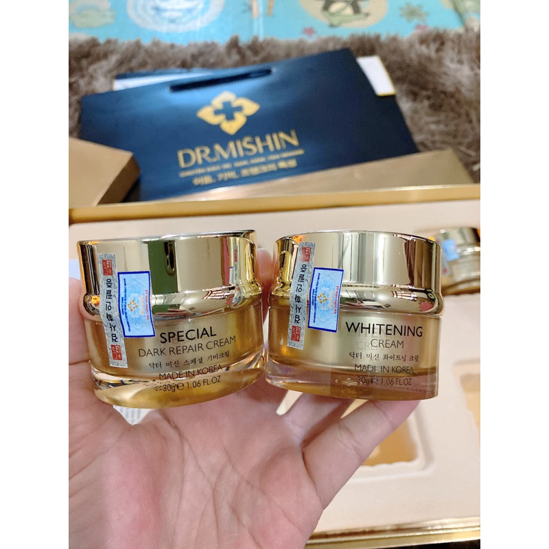 Bộ Kem Nám Tàn Nhang Dr Mishin 6 Món chính hãng