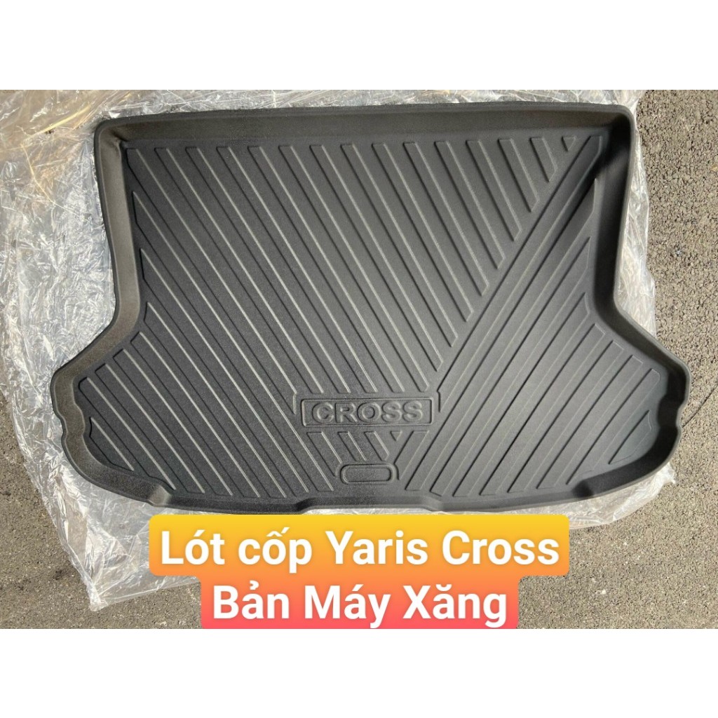 Lót cốp nhựa dẻo Yaris Cross 2022, 2023,2024 Đủ Mẫu 2 Phiên Bản Máy Xăng, Máy Điện
