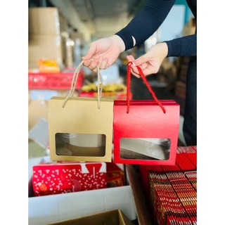 Combo 50 hộp kraft cửa sổ/hộp valentine/hộp quà 8/3