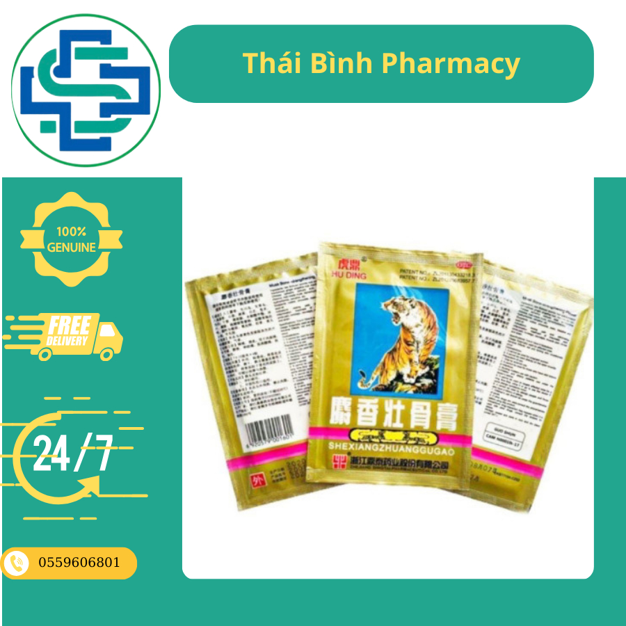 Cao dán cọp có lỗ - gói 4 miếng