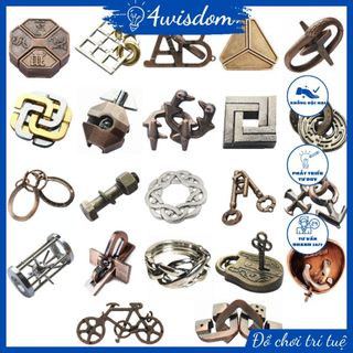 Đồ chơi trí tuệ Nhật Bản mở khóa thử thách IQ, giải đố mở khóa Hanayama Puzzle 4wisdom
