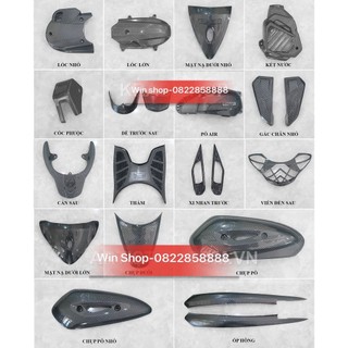 Ốp bảo vệ trang trí xe máy SH MODE cacbon đen chuẩn hãng Artistar.