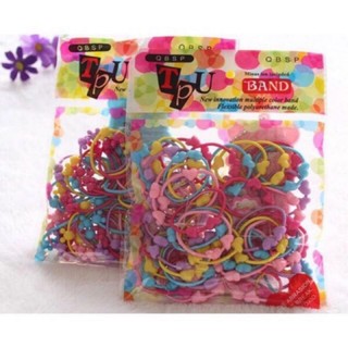 Túi 50 thun buộc tóc cho bé