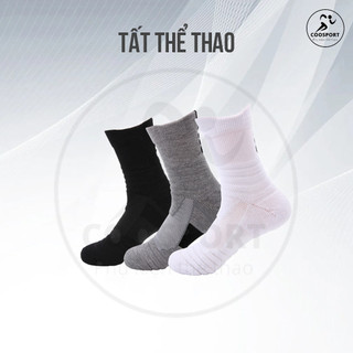 Tất thể thao - chống trơn trượt, tất dày thấm hút mồ hôi, thoáng khí