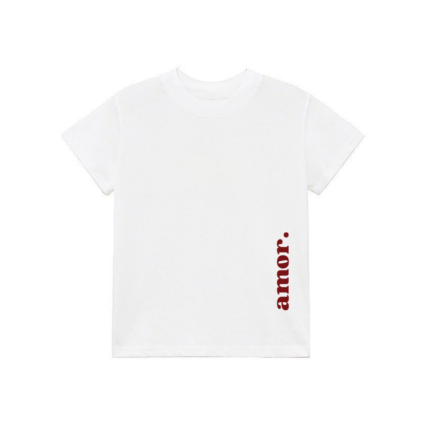 Áo Thun Form Fit Mẫu Amor. Áo Baby Tee Chất Cotton Co Giãn, Thoải Mái | BigBuy360 - bigbuy360.vn