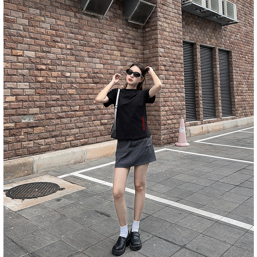 Áo Thun Form Fit Mẫu Amor. Áo Baby Tee Chất Cotton Co Giãn, Thoải Mái | BigBuy360 - bigbuy360.vn