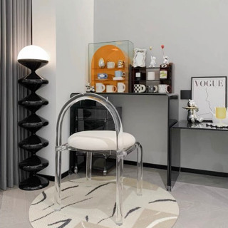 Ghế tựa lưng vòm trong suốt cuốn hút có đệm cứng cáp hàng nhập khẩu